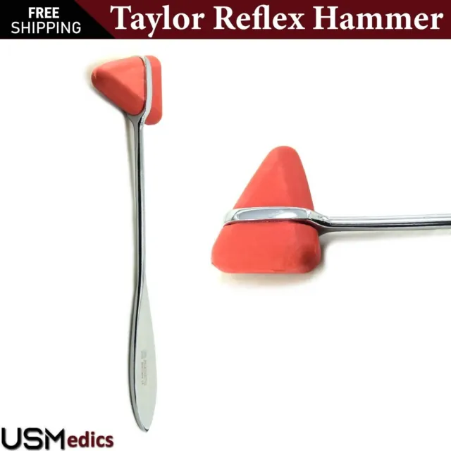 Surgical Medical Taylor Percussion (Reflex) Hammer Red Hammer Medical Instrument