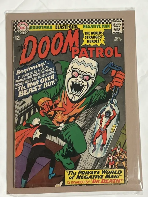 DC Superman National Comics The Doom Patrol Nov. 1966, No. 107