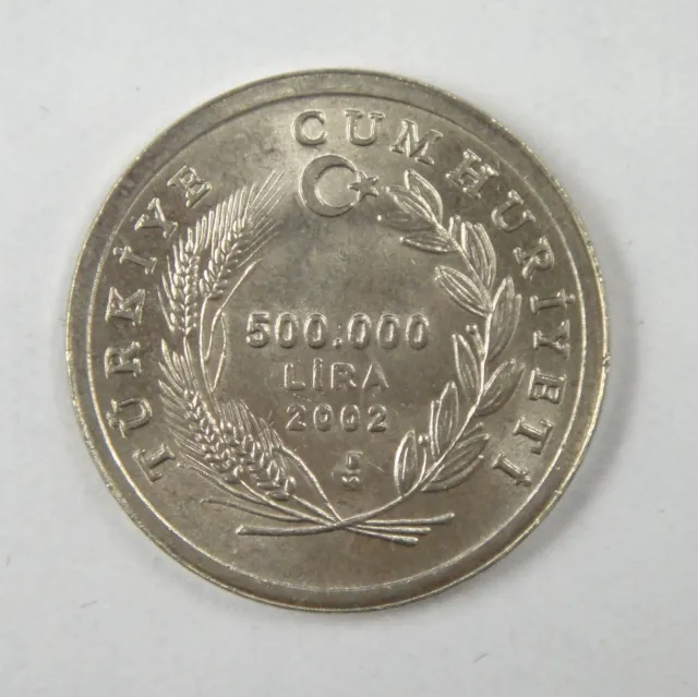 Turkey Coin 500000 LIRA 2002 UNC