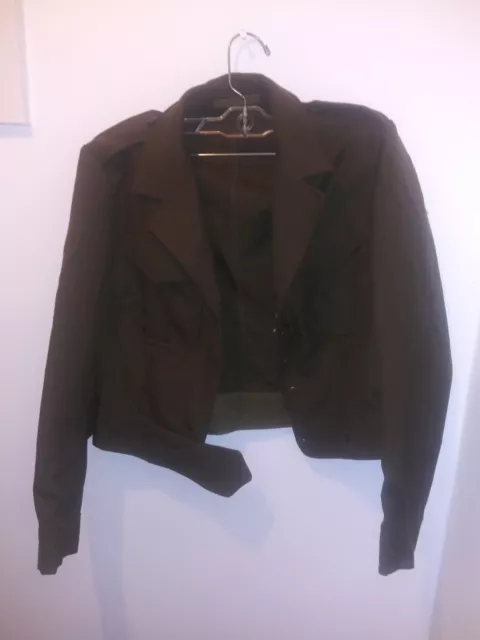 Vintage Kids Military Jacket Small Military Style Made in Israel