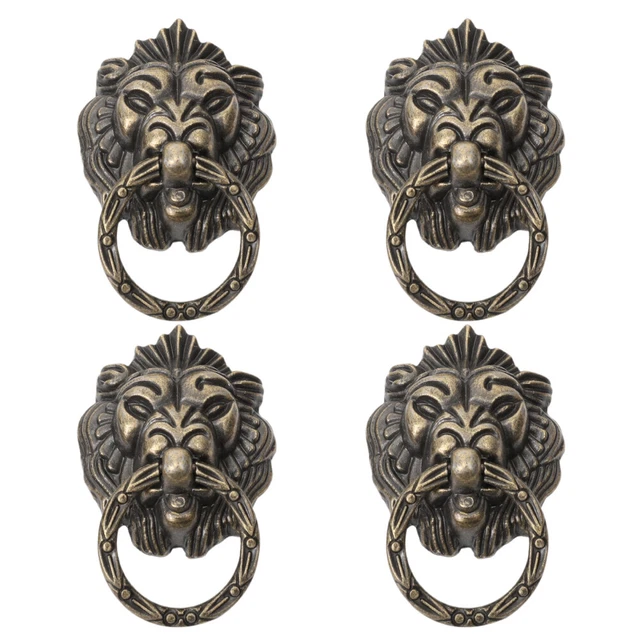 4 Pcs closet door knobs Poignées D'anneau De Commode Décoratives Poignées