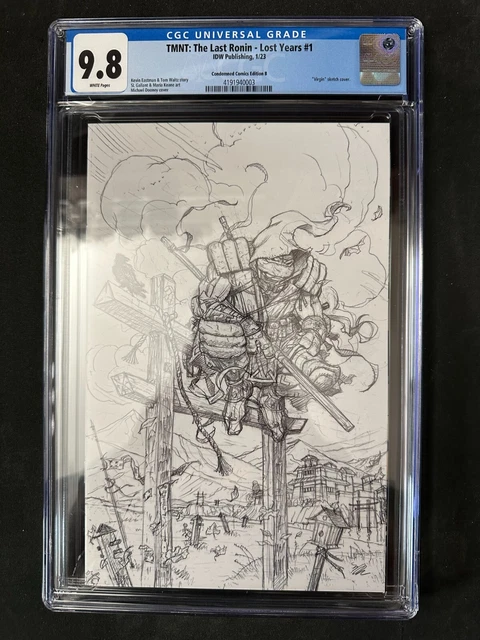TMNT The Last Ronin Lost Years #1 Condemned Comics B Variant CGC 9.8 In Hand