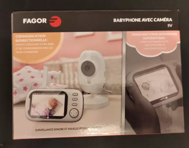 Babyphone avec caméra orientable et écran couleur VBP-430 7Links