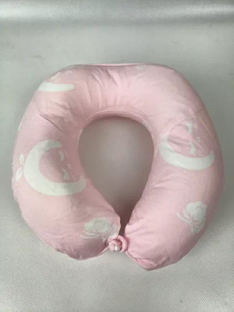 Back 2 Kids Memory Foam Clasp in Front Travel Neck Pillow Pink~ New