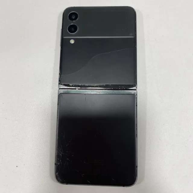 Samsung Galaxy Z FliP3 5G SM-F711B 128Go - Coque Arrière Cassée/Aucun Réseau
