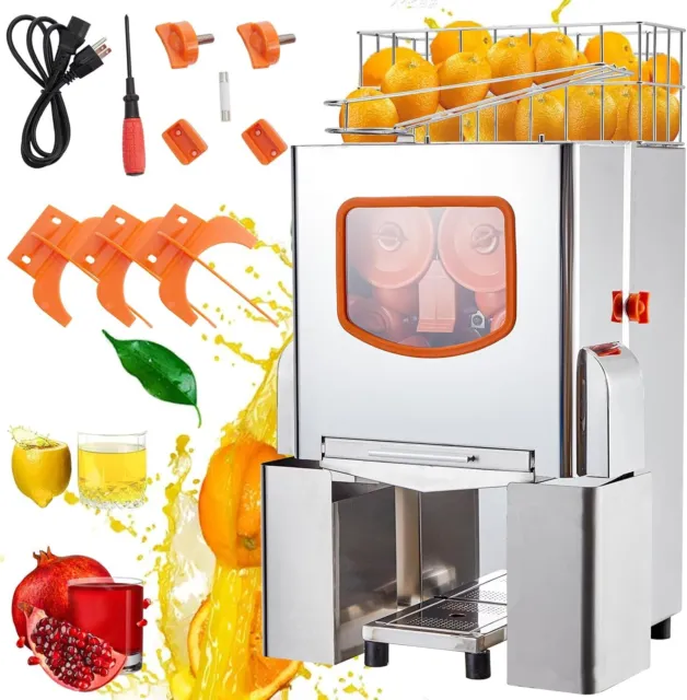 Commercial Automatic Orange Juicer Machine Grapefruit Squeezer Extractor 120W