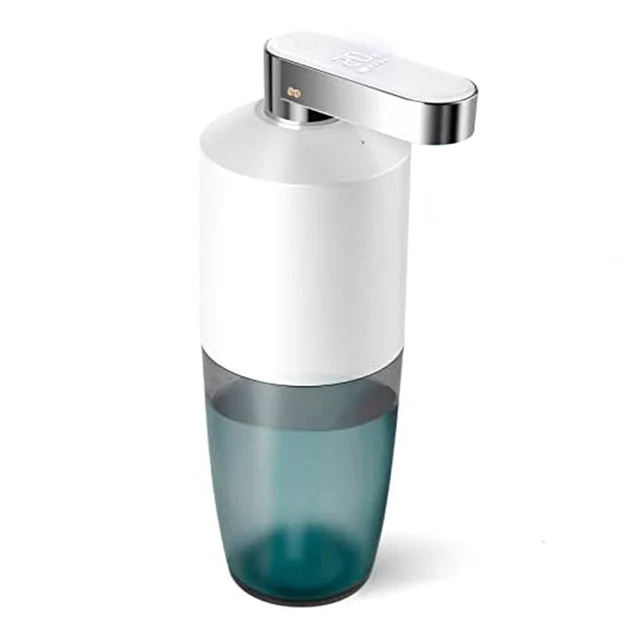 Distributeur Automatique De Bain De Bouche Mural Sans Contact - 3 Doses Réglables (10/20/30ml) - Réservoir 540ml - Avec 2 Gobelets Magnétiques - Rechargeable USB-C