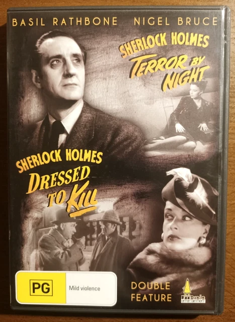 SHERLOCK HOLMES- DRESSED To Kill - 1946 B/W Vhs Video $15.00 - PicClick AU