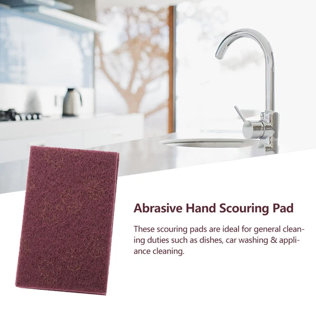 5pcs/set Scourer Scouring Pad Industrial Scourer Abrasive Finishing Pads
