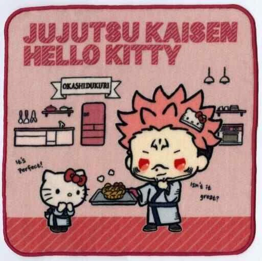 JUJUTSU KAISEN RYOMEN Sukuna × Hello Kitty Handtuch - Sanrio Figuren ...