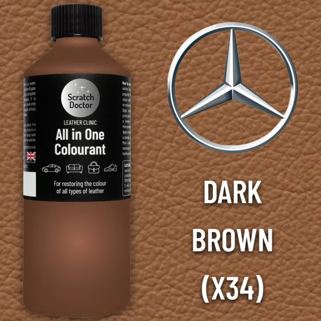 MERCEDES LEATHER REPAIR KIT FOR HOLES TEARS RIPS SCUFFS SCRATCH IN 43  COLOURS