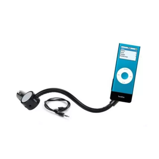 Griffin Tuneflex Aux Charge Play For Ipod Nano 2Nd Gen Black New 9556-Ntflxaux