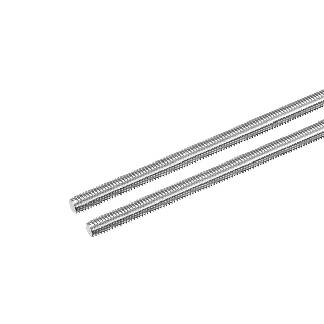 Roscada Varilla M6 x 170mm 1mm Rosca Paso Inoxidable Acero Derecha Mano 2pzs