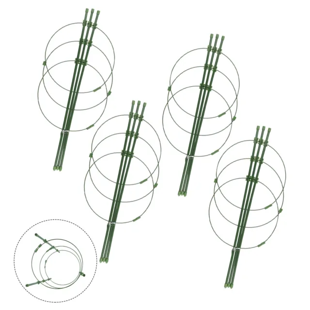 Cage de soutien de plante triangulaire pour maintenir la verticalit�� de la plan