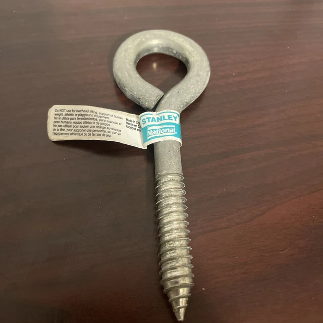Stanley Hardware N220-723 Zinc Plated Lag Screw Eye 7/16 W x 5 1/4 H in.