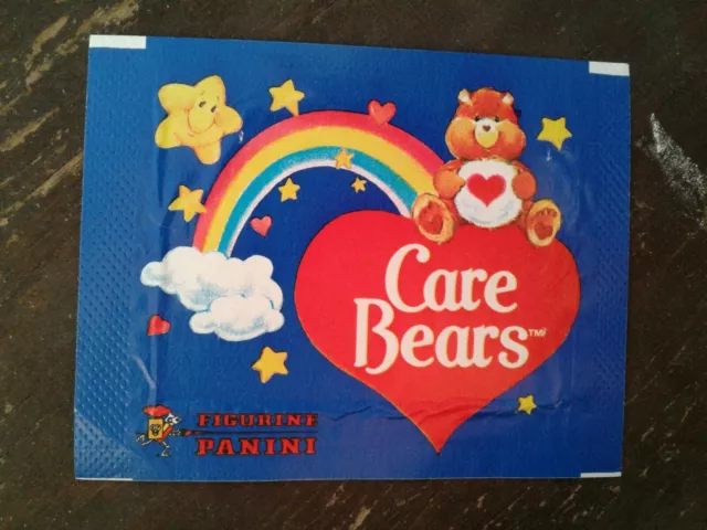 1985 Panini Care Bears Stickers Empty Packet Wrapper