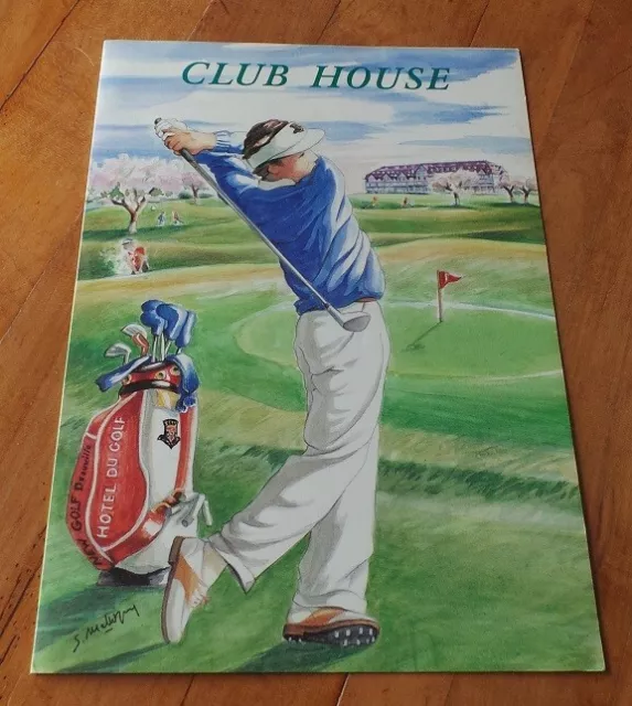 Rare Collector - Menu Club House - Hotel Du Golf Deauville