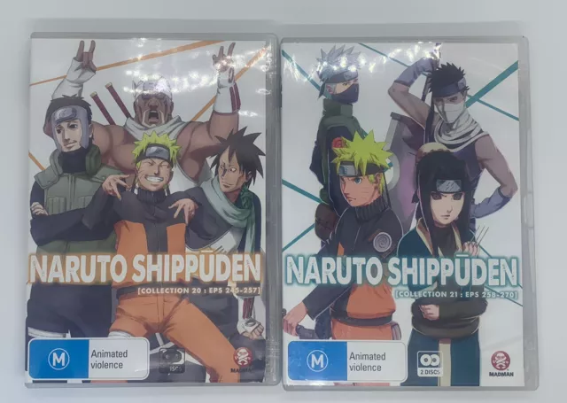 NARUTO SHIPPUDEN COMPLETE SEASON 1-21 - 76 DVD SET - EPISODES 1-500 SEALED  ANIME
