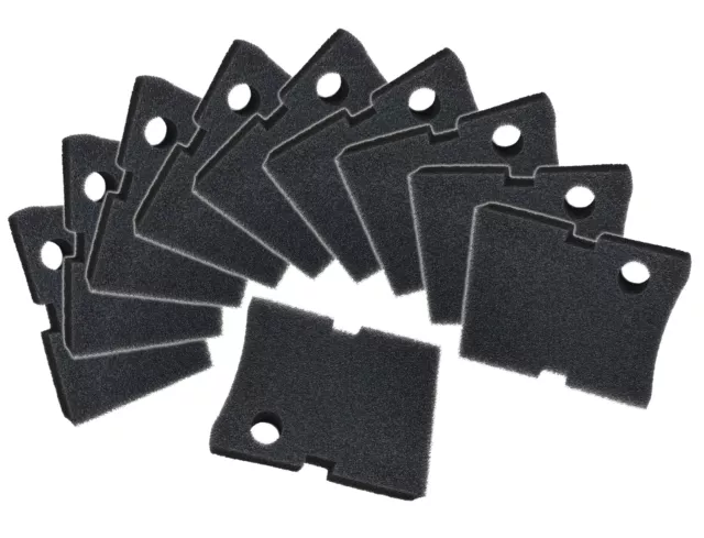 Replacement Hydor 150  Black Coarse Foam Filter Pads - 10 Pack