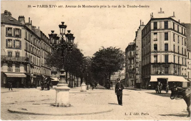 CPA PARIS 14e Avenue de Montsouris Rue de la Tombe-Issoire (1247706)