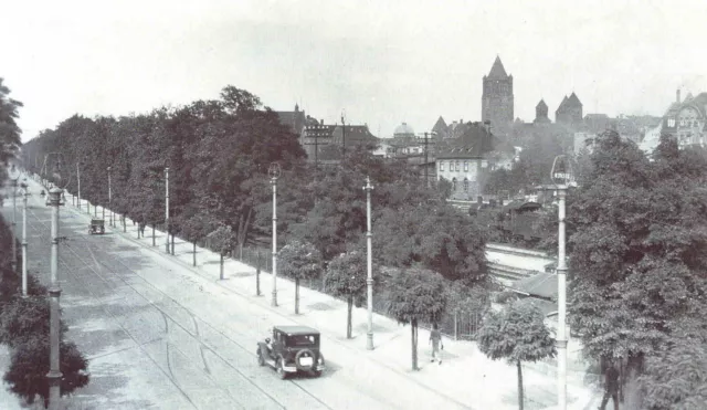 Posen/Poznan- Die Bahnhofstraße 1928