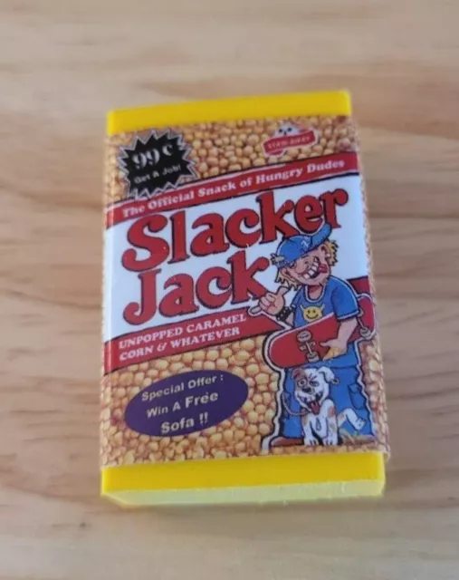 Topps Wacky Packages Erasers Series 1 #17 Slacker Jack Cracker Jack