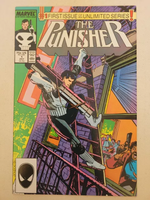 PUNISHER VOL.2 #1 First ongoing solo Punisher series Marvel Comics 1987