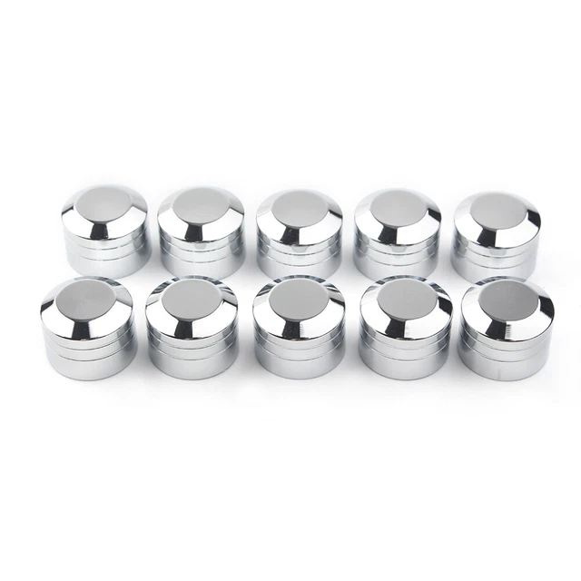 CNC Inner 9mm Schrauben Motor Bolt Topper Caps Cover For Harley Chrome