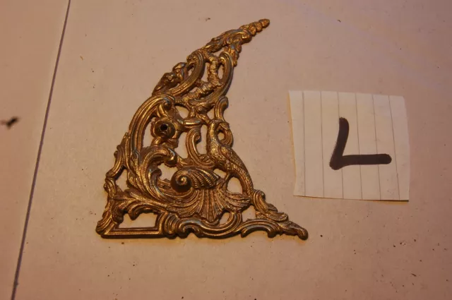 Single rococo spandrel for longcase clock