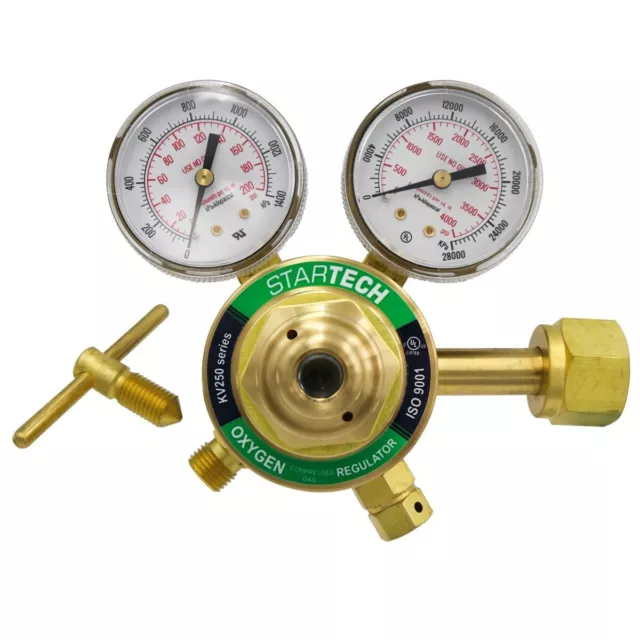 Gas Regulator Oxygen Compatible with Victor SR450-540 Heavy Duty OX-300