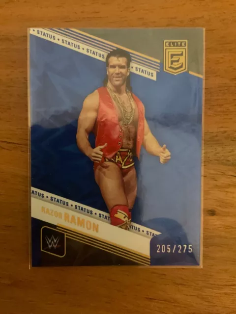 Wrestling WWE Razor Ramon /275 Blue Explosion Paninini Donruss Elite 2023