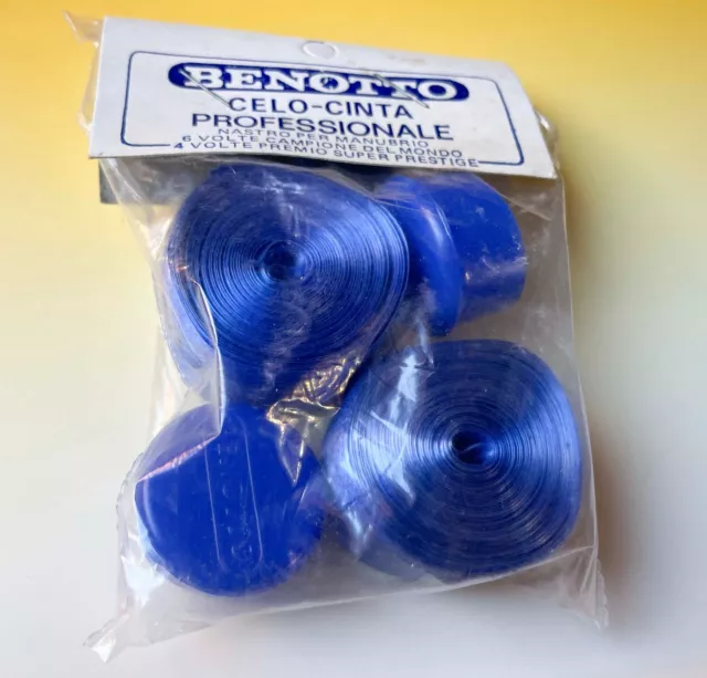 Nastro Manubrio Benotto  Celo Cinta Professionale Tape Bar Blu Blue Nos Eroica