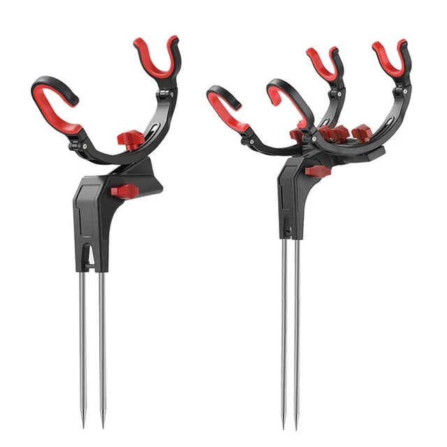 Fishing Rod Pole Holder Bottom Pole Holder Adjustable for Bank Fishing