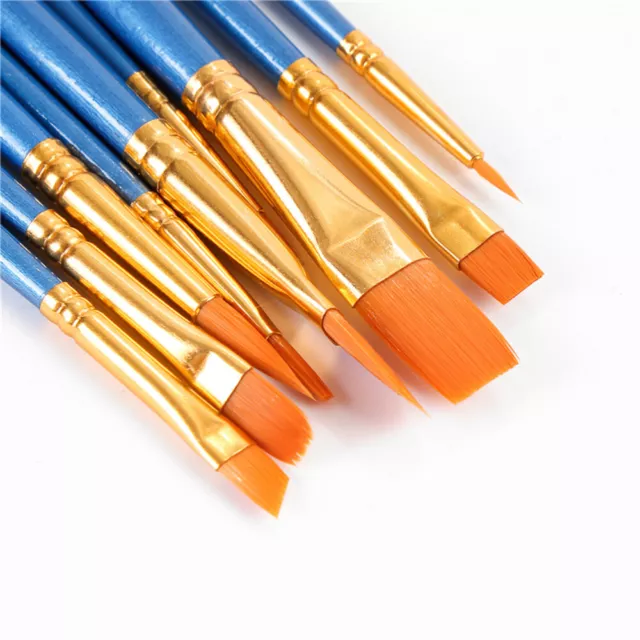 1 set di 10 pennelli per pittura Set di pennelli premium per pennelli per adulti 3