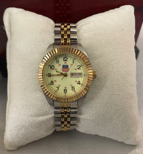 SELCO GENEVE UNION Pacific Men s Full Lume Dial Quartz Watch New Battery 100.00 PicClick