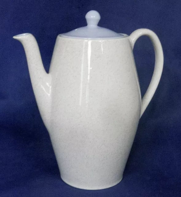 # British Anchor Staffordshire 'Snowflake' Coffee Pot