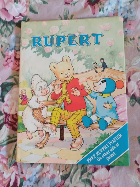 Rupert The Bear 70th Anniversary Annual Great Condition with Poster!