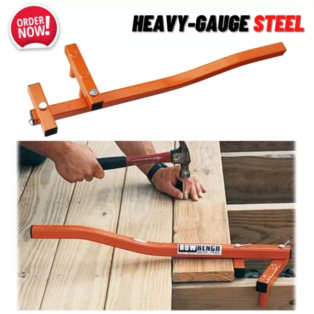 BoWrench Floor Decking Hand Tool Join Tongue Groove Wood Gap Builder Equipment