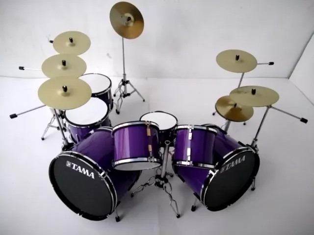 Miniature Drum Set Kit Tama Lars Ulrich Metalica Purple Mini Replica Drum Kit Miniature Drum Set Kit Tama Lars Ulrich Metalica Purple Mini Replica Drum Kit