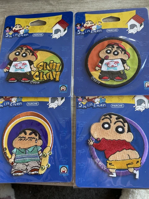 4 Shin Chan Iron On Patches