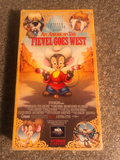 AN AMERICAN TAIL: Fievel Goes West (1991 VHS) Steven Spielberg $22.99