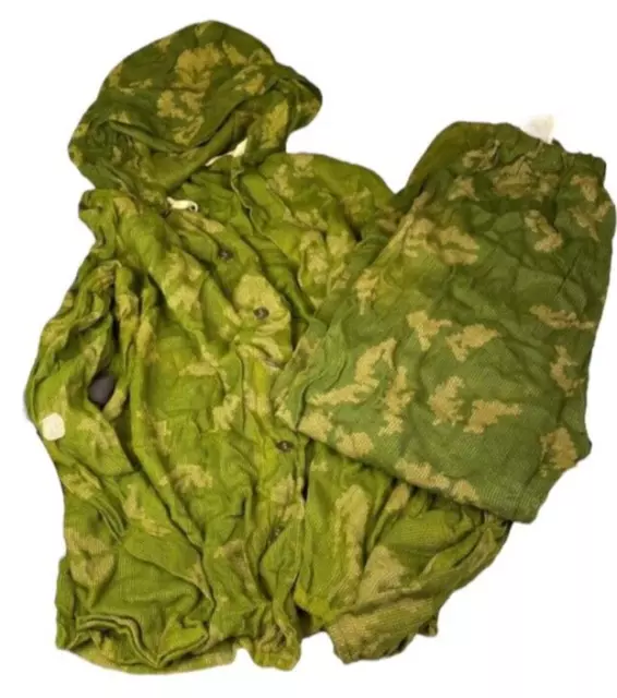 Soviet Union Military Mesh Jacket Pants 2 Pieces Camouflage  Vintage Collectible