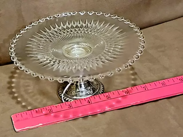 Duchin Creation Sterling Silver Weighted Pedestal Cake Plate