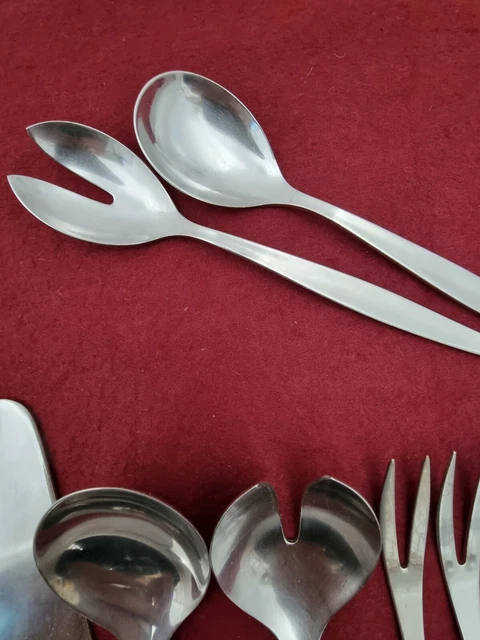 WMF Stockholm Cromargan Vorleger Servierbesteck 20 teilig Note 3 8