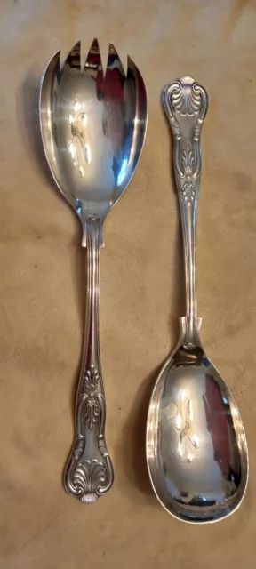 Silver plate salad servers; made by Redge dating from 1970s