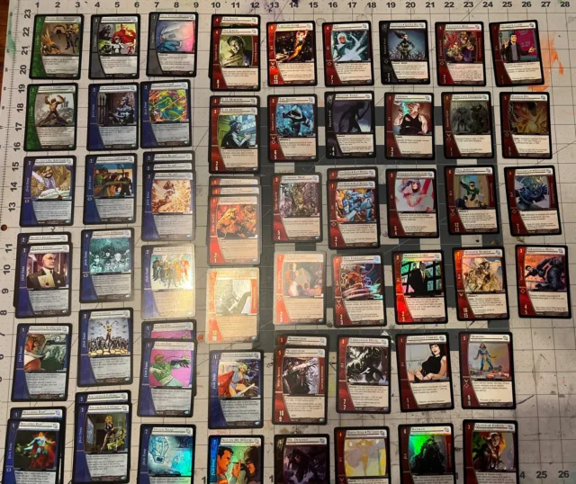 VS System TCG HUGE LOT of DJL 64 Cards ALL FOILS! Played Condition NO RARES 2005