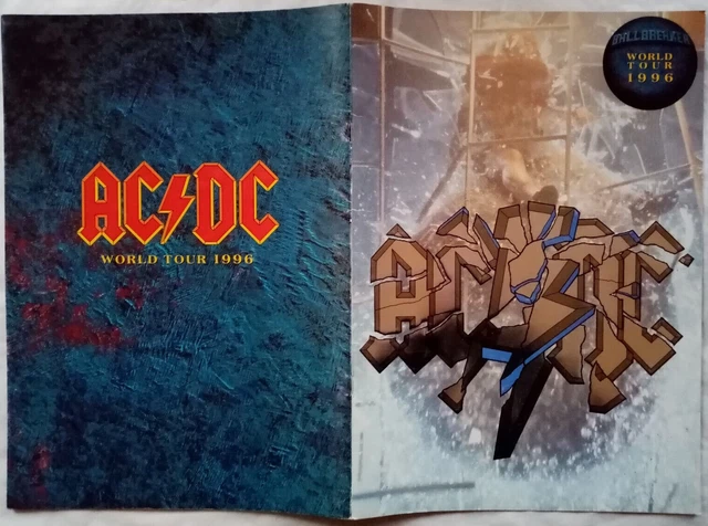 AC/DC TOUR PROGRAMME book ballbreaker years 1996 EUR 22,00 - PicClick FR