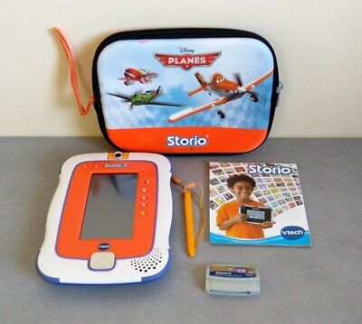 Tablette Console Storio 3 Vtech Blanche & Orange avec car mémoire 8GB + Housse
