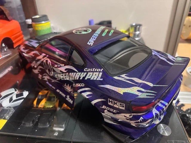 ADDICTION NISSAN SILVIA S15 RC Body only Candy Color Drift Body Unused ...