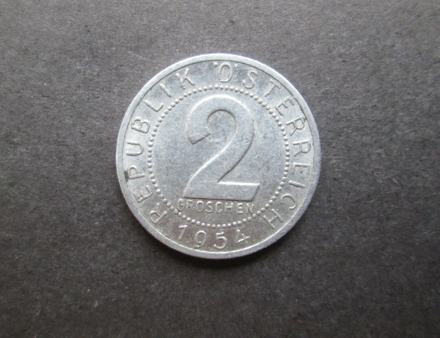 1954--2 Groschen  Coin--Austria